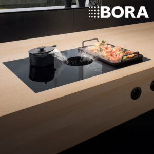 BORA M Pure - płyta indukcyjna 76 cm z wbudowanym wyciągiem oparów