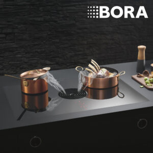 BORA Pure - płyta indukcyjna 76 cm z wbudowanym wyciągiem oparów