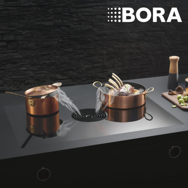 BORA S Pure - płyta indukcyjna 58 cm z wbudowanym wyciągiem oparów